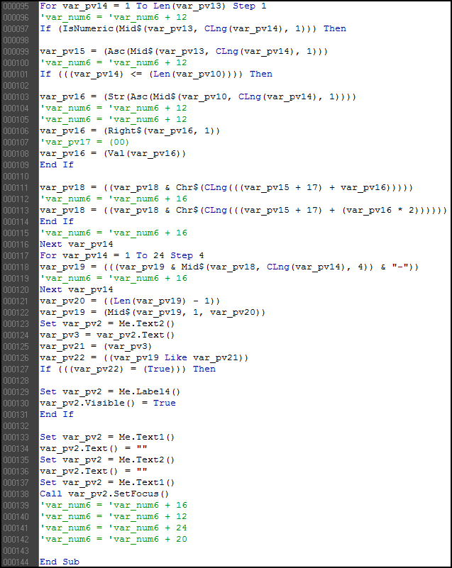 VBReFormer VB Decompiler Screenshot